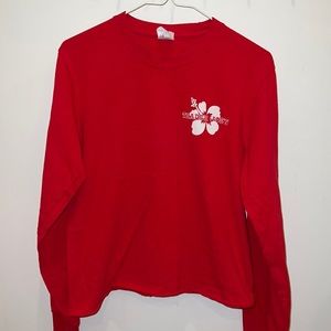 Trader Joe’s Red Long Sleeve Top